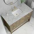 thumbnail image 3 of James Martin Vanities D100-V48-PBO-3VSL Emmeline 48" Single Basin Ash Wood Vanity Set -, 3 of 5