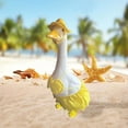 thumbnail image 5 of Porch Goose Outfit for Lawn Plastic Goose Clothes Hawaiian Costume Summer Outdoor Garden Lawn Yard Decor (B), 5 of 5