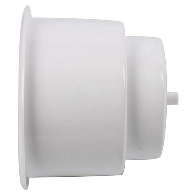 6 Pcs Porte-Gobelets en Plastique Encastré avec Drain pour Bateau Voiture Marine Rv (Blanc)