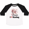 thumbnail image 3 of Inktastic I Love Skating Ice Skates Girls Toddler T-Shirt, 3 of 5