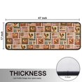 thumbnail image 5 of Kitchen Rugs Sets Of 2,Patchwork Chicken Pattern Anti Fatigue Kitchen Mat Rugs Non Slip Washable,Decorative Kitchen Floor Mats for Kitchen,Sink,Laundry,17"x47"+17"x47", 5 of 5