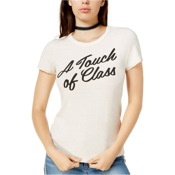 Junk Food Playera gráfica Touch Of Class para mujer, rosa, grande