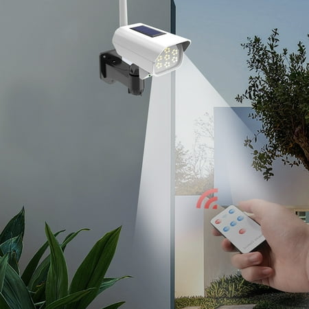 

Bescita Solar Powered Human Sensor Security Fake Dummy Camera With Flashing Led Outdoor Use For Garden & Business