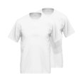thumbnail image 1 of GÖTZBURG Camiseta para hombre, paquete de 2 - Cuello redondo, algodón, manga corta, lisa Blanco L (Large), 1 of 4