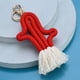thumbnail image 2 of Llavero Cactus Hecho a mano Sonducket Estilo bohemio Color Rojo, 2 of 6