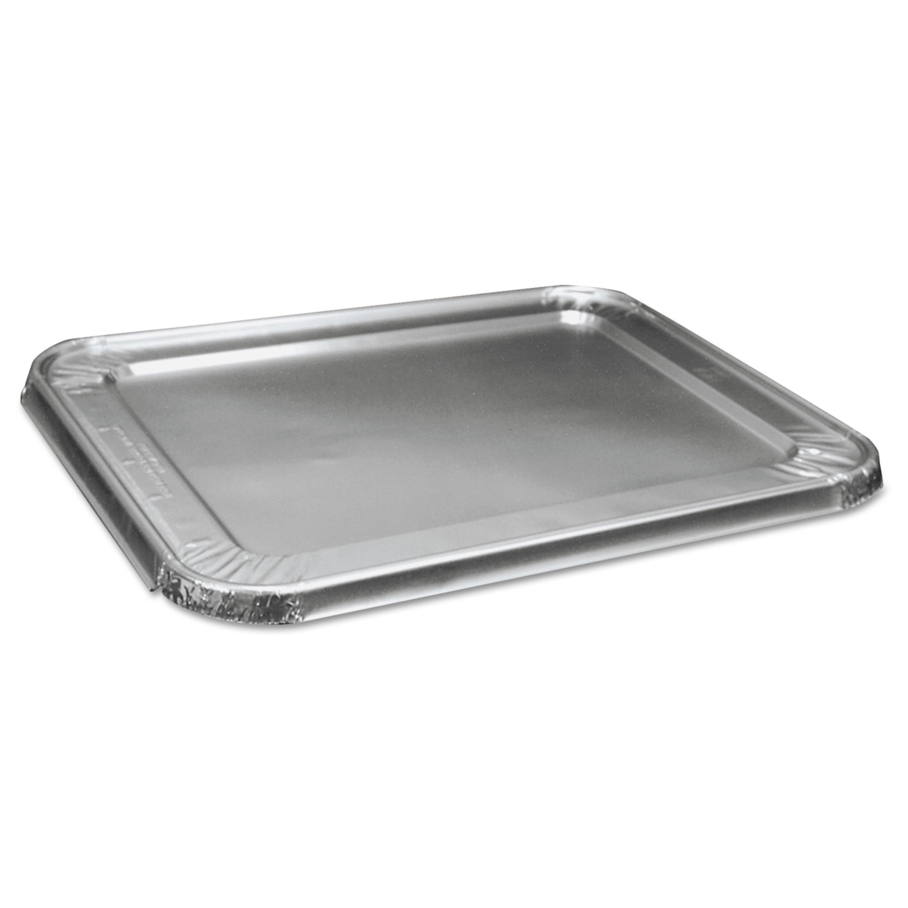 1/9 Size Stainless Steel Solid Steam Table Pan Cover,Pan Lids Lid for 1/9 Size Steam Pans with Handle Non-Stick Surface 