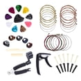 thumbnail image 2 of 49 Unids Set Accesorios de Guitarra Shamjiam Cuerdas para guitarras acústicas, 2 of 6