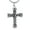 Steel-O, variant on Rope Winding Cross Cremation Ashes Urn Pendant Necklace Memorial Keepsake Jewelry Lord’s Prayer Cross Ashes Necklaces
