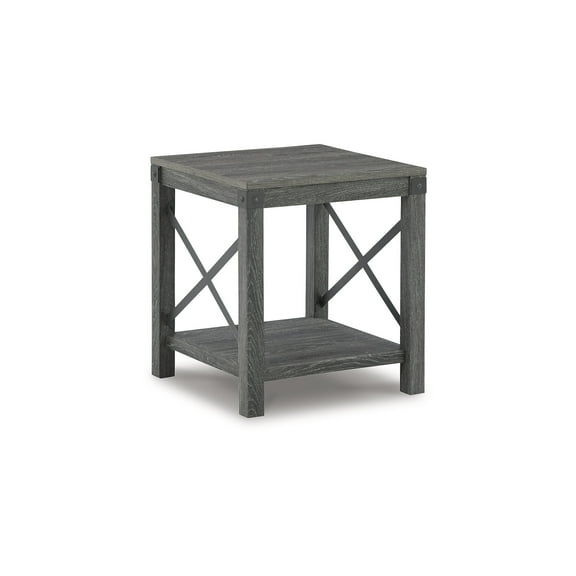 Signature Design by Ashley Casual Freedan End Table, Grayish Brown