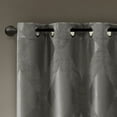 thumbnail image 4 of Home Essence Byron Ogee Knitted Jacquard Total Blackout Curtain Panel, 4 of 5