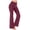 Wine high waisted straight leg pants a1, variant on Women's High Waisted Straight Leg Pants with Pockets Casual Regular Fit Long Pants Workout Streetwear Solid Trousers, Wine S