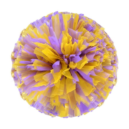 

WIQUOKETT Fall Decorations Cheerleading Handheld Colorful Flowers Sports Activities Performance Cheering Supplies Round Colorful Lightweight Four Finger Ring Buckle Design Anti Off Fall Decor Indoor