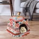thumbnail image 4 of Casa de conejillo de indias, cama cómoda para hámster, madriguera, escondite grande para nido de erizo, jaula para hámster, accesorios, 4 of 7