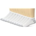 thumbnail image 2 of Hanes Men`s Low Cut Socks, 6-12, White, 2 of 3