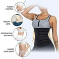 thumbnail image 6 of Neoprene Sweat Waist Trainer Corset Trimmer Belt for Women Weight Loss Waist Cinchers Body Shaper Slimmer Shapewear, 6 of 6