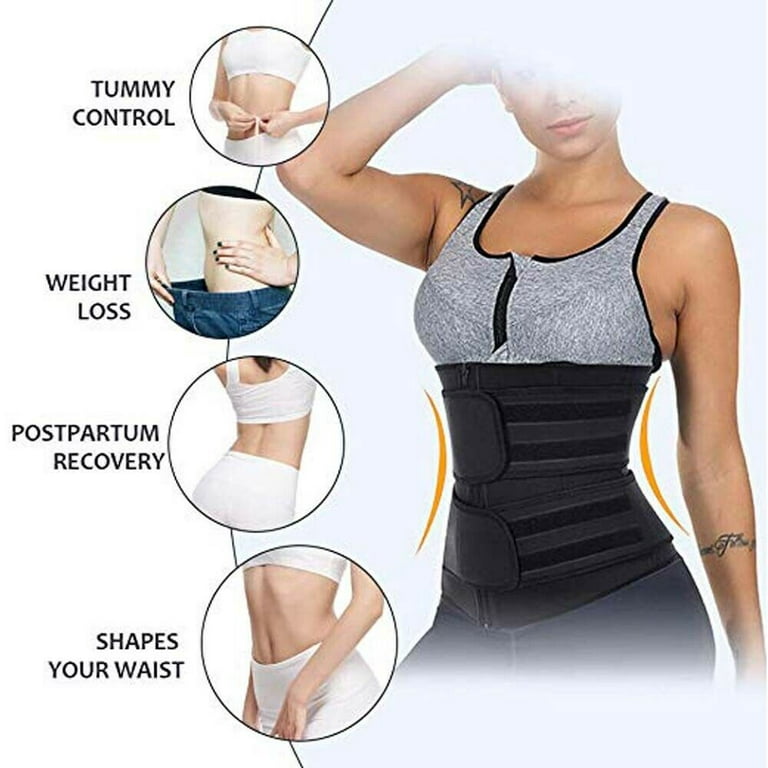 Neoprene Sweat Waist Trainer Corset Trimmer Belt for Women Weight Loss  Waist Cinchers Body Shaper Slimmer Shapewear