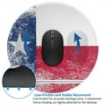 thumbnail image 3 of Retro Texas Flag Small Round MousePad for Wireless Computer Laptop, Office Desk Accessories 7.9 x 7.9 inch, 3 of 6