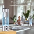 thumbnail image 2 of Hidrógeno, tecnología SPE/PEM, generador de botellas de agua de hidrógeno de hasta 1600 PPB, botella de agua portátil de 460 ml para el hogar, la oficina, los viajes y el acondicionamiento físico-1, 2 of 8