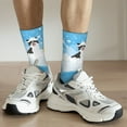 thumbnail image 6 of Pofeuu Collie in Bathtub Print Crew Socks, Adult Running Hiking Socks for Youth and Adult, 6 of 6