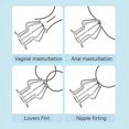 thumbnail image 2 of 1pc Couples BDSM Anal Plugs for Dilatation and Masturbation - Hollowed-out Metal Toys for Flirting and Sexual Enhancement, 2 of 4