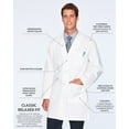 thumbnail image 3 of Landau Essentials Relaxed Fit 5-Pkt 4-Button Full-Length Lab Coat for Men 3124, 3 of 6