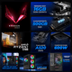 thumbnail image 3 of Xtreme PC Gaming AMD Radeon Vega Renoir Ryzen 7 5700G 16GB SSD 500GB Monitor Curvo 23.8 WIFI Black, 3 of 6