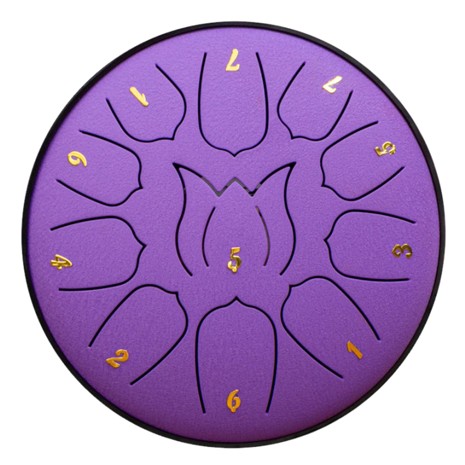 OEFNTAC 6in 11 Tone Hand Drum Percussion Instrument Steel Drum Relaxation Practice Mini Drum Set for Meditation Therapy Kids Adult Portable Music Classroom Bag Sticks Sheet