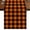 Orange Black, variant on Black Blue Plaid Short Table Runner 36 Inches Long,Country Buffalo Checked Gingham Cotton Linen Table Runners Dresser Scarves,Fabric Tabletop Scarf Furniture Cover for Home Dinner Party Decor 13"x36"