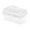 White, variant on ZEMZYL Multipurpose Plastic Art Storage Box Removable Tray Handle Portable For Craft Tools Paint Brushes Watercolor Oil Painting Supplies