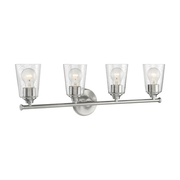 Nuvo Lighting - Bransel-4 Light Bath Vanity in Transitional Style-28 Inches Wide