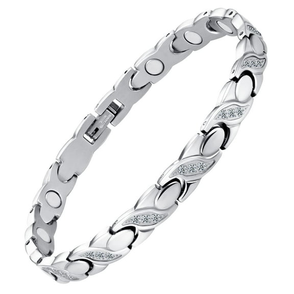 Wollet Magnetic Bracelets for Women Bracelet with Magnets & Crystals