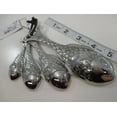 thumbnail image 5 of Ganz Juego De 4 Cucharas Medidoras De Pescado, Talla Única, Plata, 5 of 5