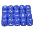 thumbnail image 2 of 20PCS 6 Côtés Numéro, 4 Couleurs, Conception de Coin Rond en Plastique Jeu de Plateau Outils d'Enseignement, 2 of 8