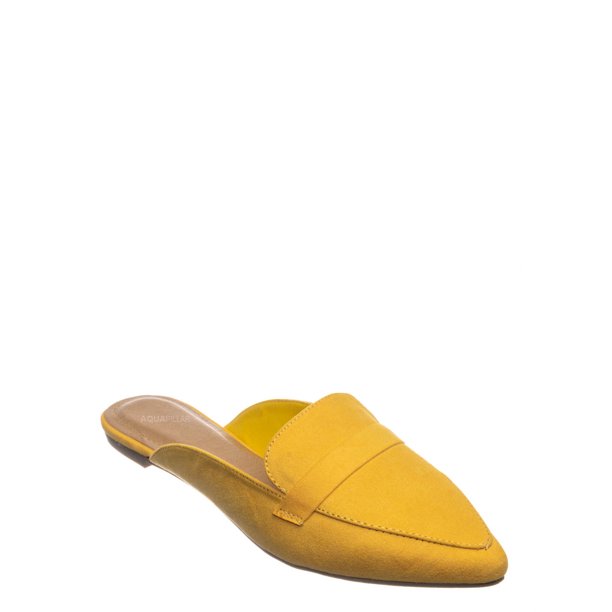 backless pointed toe flats