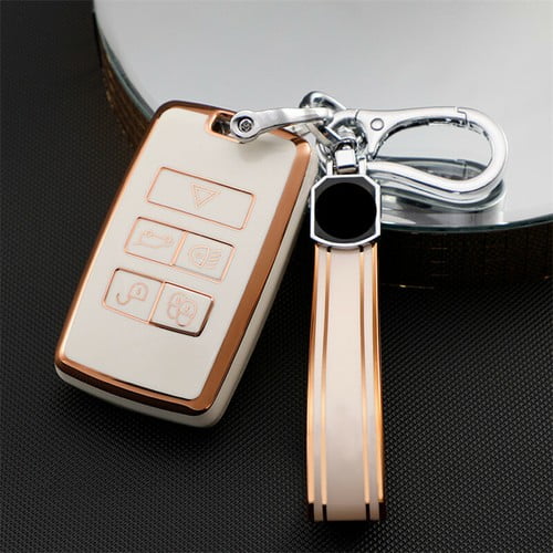 Car Key Fob Cover Case Protector Soft TPU Key Case Cover Fob For Land Rover Range Rover Discovery 5 For Jaguar
