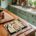 thumbnail image 2 of Halloween Themed Linen Placemat for Dining Table Kitchen and Living Room Decorative Holiday Dinner Mat Heat, 2 of 6