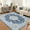 Blue tint, variant on Yesfashion Carpets Area Rugs Washable 1150Gsm Velvet Heavy Pearl Velvet Washed Back Folding Printed Carpet Persian-Mingmei Pink 9*12ft