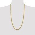 thumbnail image 2 of Auriga Fine Jewelry 10K Yellow Gold 4.25 mm Semi-Solid Rope Chain Necklace for Men 28", 2 of 8