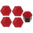 thumbnail image 5 of MoreChioce 20pcs Diamond Screw Cap Bling Wheel Hub Decorative Cover Bling Diamonds Lug Nut Covers Set Car Wheel Accessories Red, 5 of 10