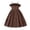 Coffee*, variant on RUTAYY Children Girls Dress Summer Solid Color Sleeveless Maxi Dress High Waist Party Gown Comfortable Breathable Fashion Vacation Dresses