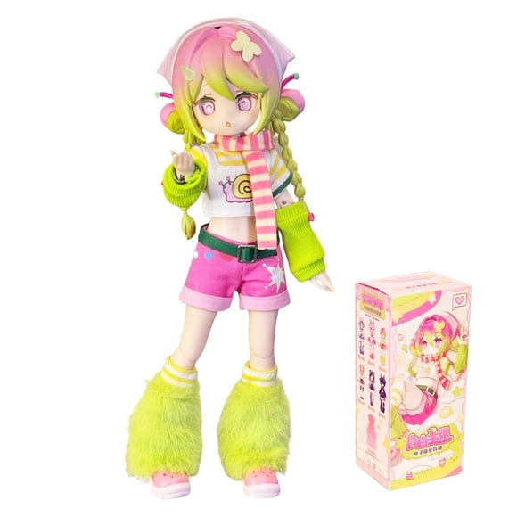 Muñeca articulada con forma de bola CALEMBOU BJD, caja electrónica para persianas, 20 cm