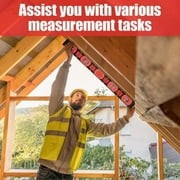 Multi-functional Foldable Level 28-Inch Multi-angle Measurement Precise Leveling Woodworking Tools
