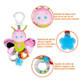 thumbnail image 2 of Juguete Peluche Sonaja Mordedera Texturas Estimulación Bebé Xtellar multicolor, 2 of 3