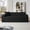 Black, variant on Modern 3 Seater Sofa, Blue Corduroy Couch, Small Space, No Assembly
