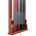 thumbnail image 2 of Hathaway Vintage Wall Billiard Pool Cue Rack, 2 of 2