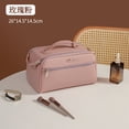 thumbnail image 7 of PU Leather Cosmetic Bag for Girls Travel Washing Storage Bag Makeup Bag for Women Men Water-resistant Makeup Cosmetic Bag Travel Organizer for Accessories, 7 of 7