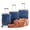Metallic Blue, variant on Rosamo Clearance 10 Piece Hardshell Luggage Set Expandable ABS Lightweight Suitcase with TSA Lock and Spinner Wheels and Duffle Bag