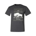 thumbnail image 2 of Wild Bobby,Daddy and Daughter Always Heart to Heart Daddys Girl Father Gift, Father's Day, Men Graphic Tees, Heather Black, Small, 2 of 3