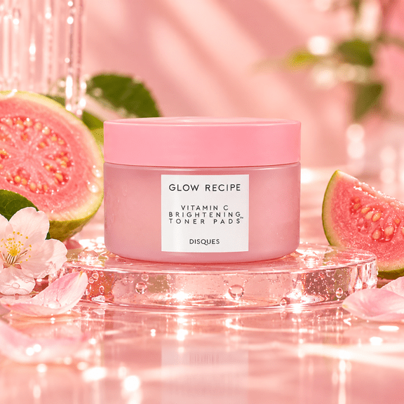 Glow Recipe Vitamin C Brightening Korean Toner Pads Guava Niacinamide 60 Count