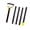 5, variant on Gardening Tool Stainless Steel Loop Hoe For Easy Grass Control In Flower Bed And Vegetable Patches